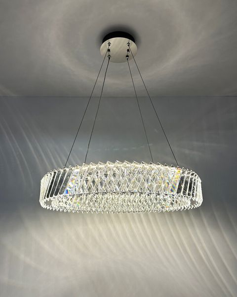 Підвісний світильник, люстра Nowodvorski 11705 Luxora Round LED 1x30W 3000K 2700Lm IP20 хром 11705 фото