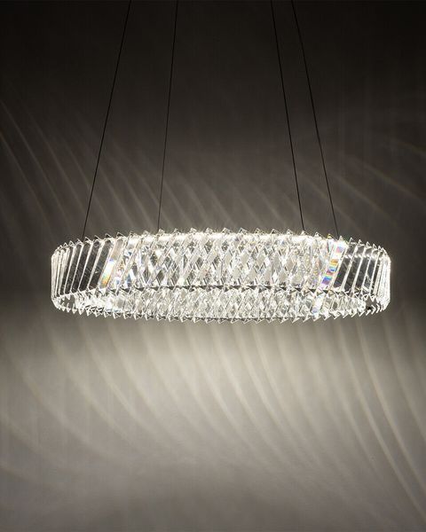 Підвісний світильник, люстра Nowodvorski 11705 Luxora Round LED 1x30W 3000K 2700Lm IP20 хром 11705 фото