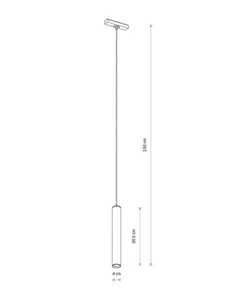 Магнитный трековый светильник Nowodvorski 11343 UT-LVM Roller LED 1x10W 4000K 1000Lm IP20 черный 11343 фото