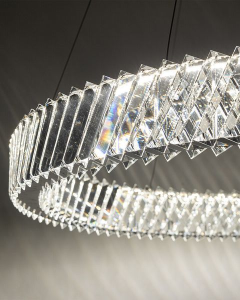 Підвісний світильник, люстра Nowodvorski 11705 Luxora Round LED 1x30W 3000K 2700Lm IP20 хром 11705 фото