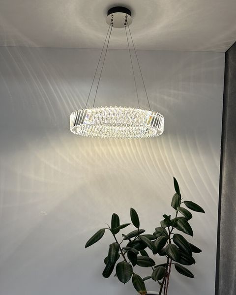 Підвісний світильник, люстра Nowodvorski 11705 Luxora Round LED 1x30W 3000K 2700Lm IP20 хром 11705 фото