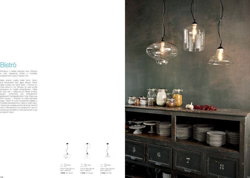 Підвісний світильник Ideal Lux 112343 BISTRO 112343 фото