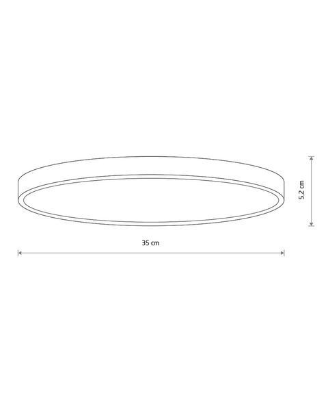 Потолочный светильник с датчиком движения Nowodvorski 11762 Denia LED M 1x24W 4000K 2450Lm IP20 белый 11762 фото