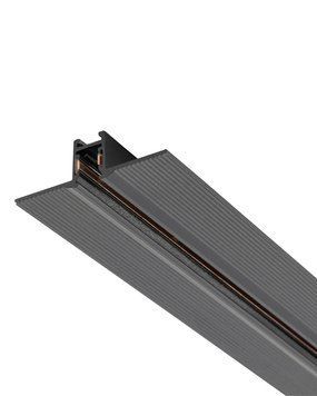 Магнитный шинопровод встроенный Nowodvorski 11730 NANO-LVM Recessed Track 1m IP20 черный 11730 фото