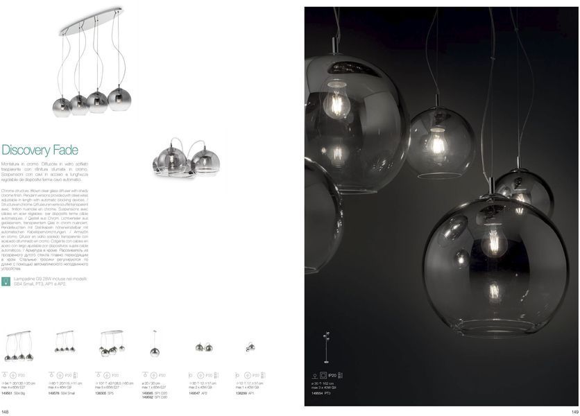 Бра Ideal Lux 149547 DISCOVERY FADE 149547 фото