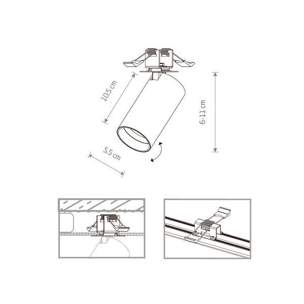 Спот Nowodvorski MONO SURFACE 7683 7683 фото