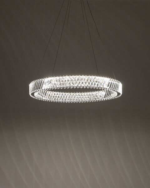 Підвісний світильник, люстра Nowodvorski 11706 Luxora Round LED 1x38W 3000K 3400Lm IP20 хром 11706 фото