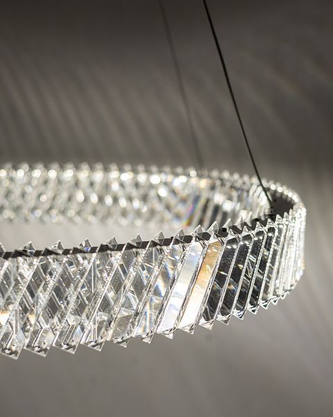 Підвісний світильник, люстра Nowodvorski 11706 Luxora Round LED 1x38W 3000K 3400Lm IP20 хром 11706 фото