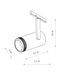 Магнитный трековый светильник Nowodvorski 11716 NANO-LVM Spot Zoom LED 1x15W 3000K 500Lm IP20 черный 11716 фото 10