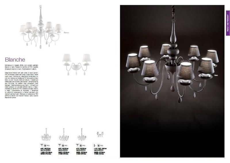 Люстра Ideal Lux 111896 BLANCHE 111896 фото