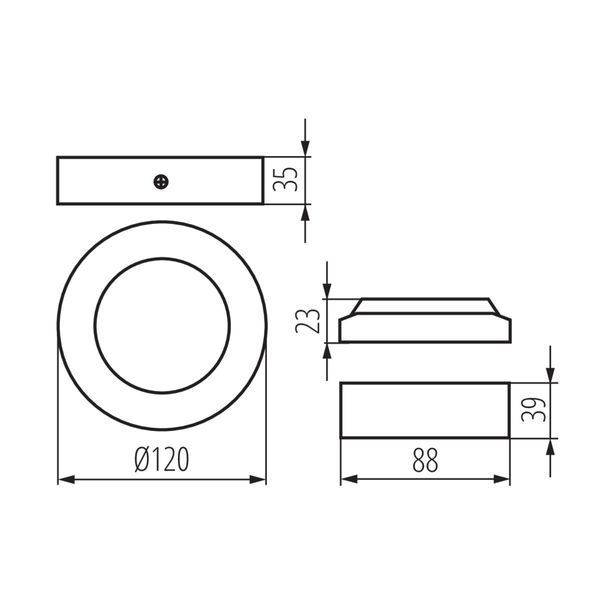 Стельовий світильник Kanlux 33530 CARSA V2LED 6W-NW-W 33530 фото
