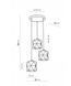 Підвісний світильник TK lighting 3250 Siro White 3250 фото 2