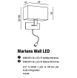 Бра Azzardo MARTENS LED MB2251-B-LED-R-BK (AZ1558) AZ1558 фото 2
