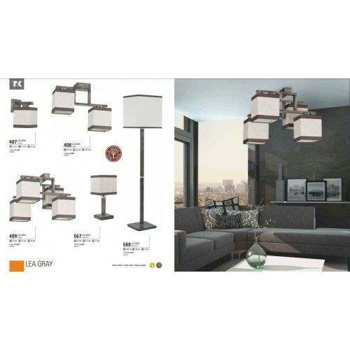 Настільна лампа TK Lighting 567 LEA GRAY 567 фото