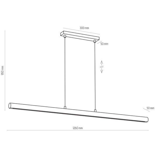 Підвісний світильник TK Lighting ROLLO 1428 1428 фото