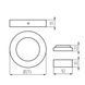 Стельовий світильник Kanlux 33536 CARSA V2LED 18W-NW-B 33536 фото 3