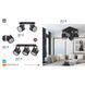 Спот TK Lighting 1390 RELAX BLACK LED 1390 фото 2