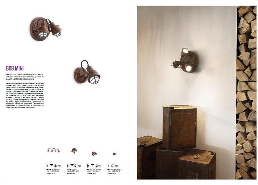 Бра Ideal Lux 156392 BOB 156392 фото