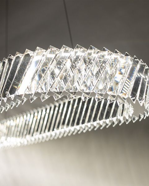 Підвісний світильник, люстра Nowodvorski 11707 Luxora Oval LED 1x40W 3000K 3600Lm IP20 хром 11707 фото