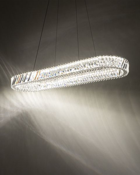 Підвісний світильник, люстра Nowodvorski 11707 Luxora Oval LED 1x40W 3000K 3600Lm IP20 хром 11707 фото