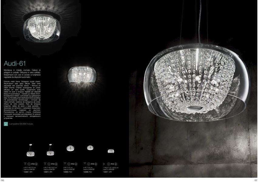 Люстра Ideal Lux 133898 AUDI-61 133898 фото