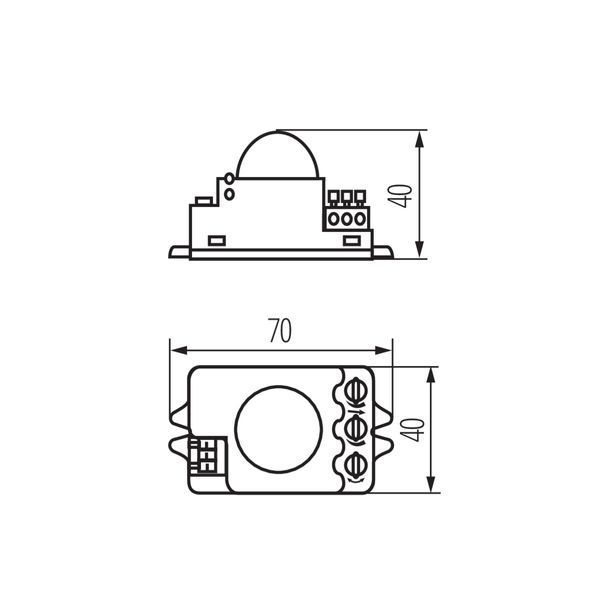 Датчик движения Kanlux Rolf Mini JQ 8822 8822 фото