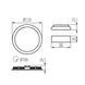 Точковий світильник Kanlux 33562 ROUNDA V2LED6W-WW-B 33562 фото 3