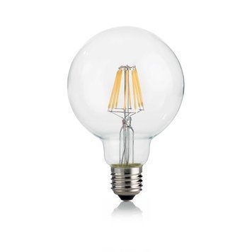 Лампа IDEAL LUX E27 08W GLOBO D095 TRASP 3000K CRI90 (271606) 271606 фото