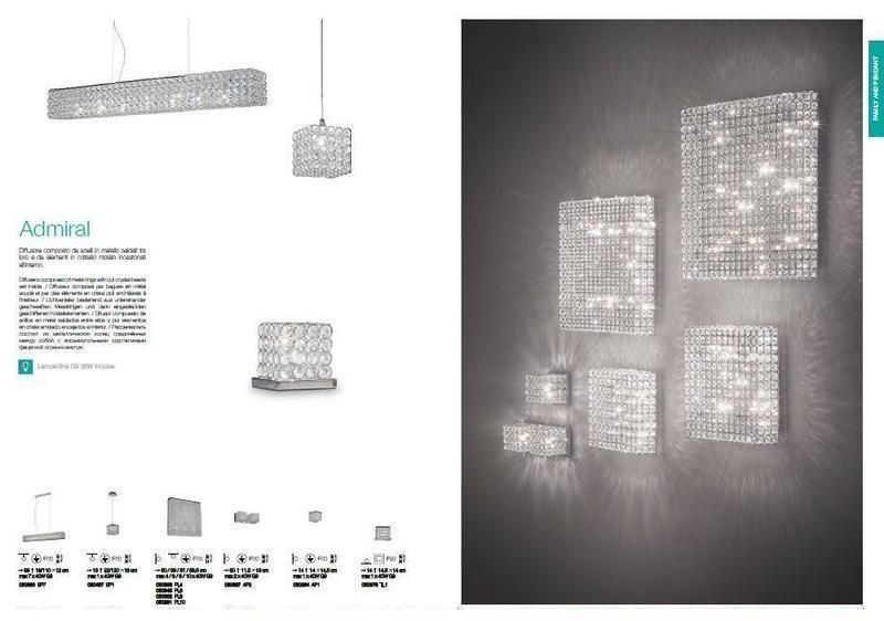 Стельовий світильник Ideal Lux 080338 ADMIRAL 80338 фото