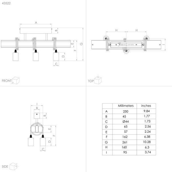 Потолочный светильник EGLO 43522 TOWNSHEND 4 43522 фото