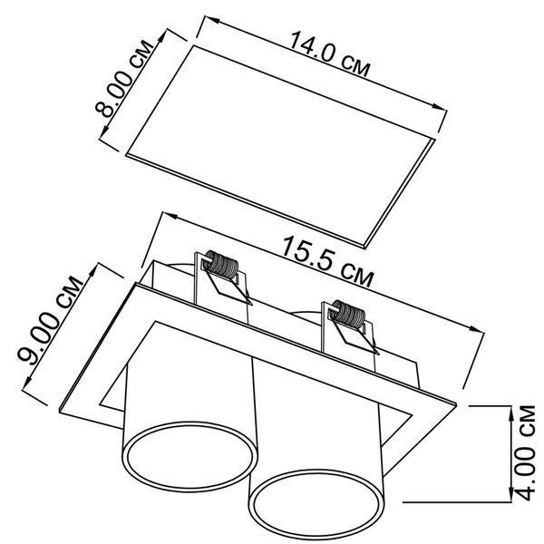 Точковий світильник Imperium Light Goggles 27324.01.01 27324.01.01 фото