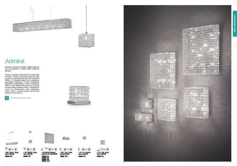 Стельовий світильник Ideal Lux 080345 ADMIRAL 80345 фото
