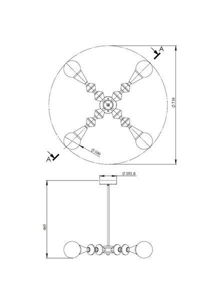 Люстра Pikart 24893-6 Dome 24893-6 фото