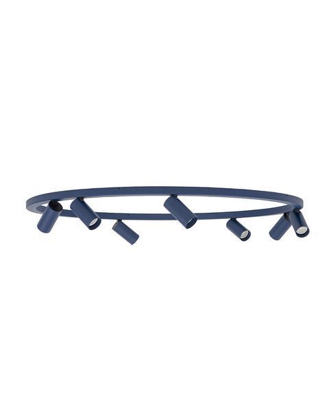 Люстра Nowodvorski 11947 Fourty Round GU10 R35 7x10W IP20 синя 11947 фото