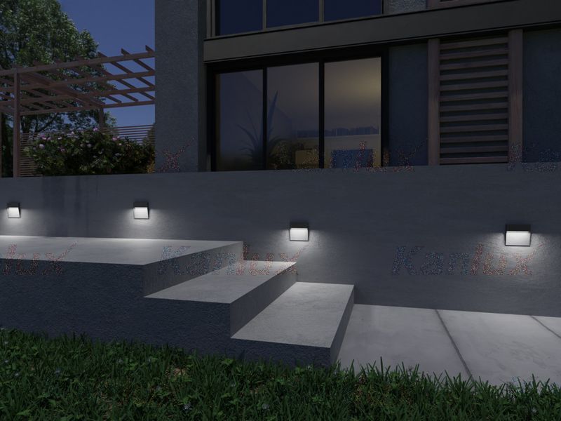 Підсвітка сходів Kanlux 33750 DULI LED 4W-NW-L-GR 33750 фото