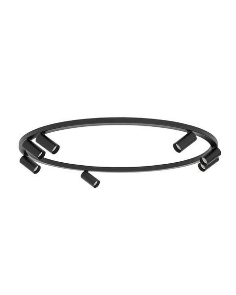 Люстра Nowodvorski 11944 Fourty Round GU10 R35 7x10W IP20 чорна 11944 фото