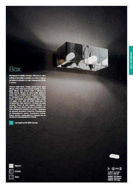 Настінний світильник Ideal Lux 009537 BOX 9537 фото