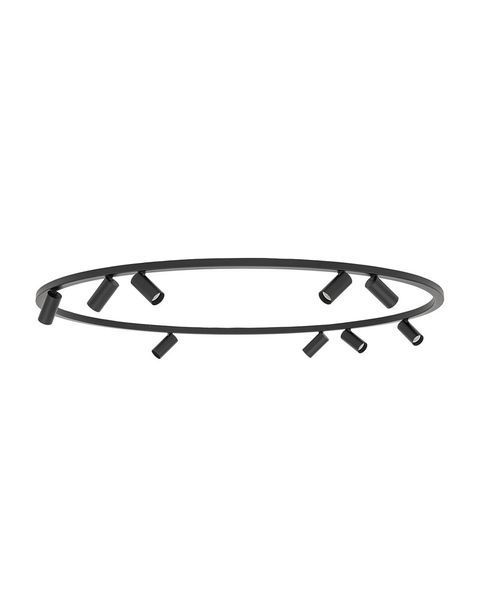Люстра Nowodvorski 11950 Fourty Round GU10 R35 9x10W IP20 чорна 11950 фото
