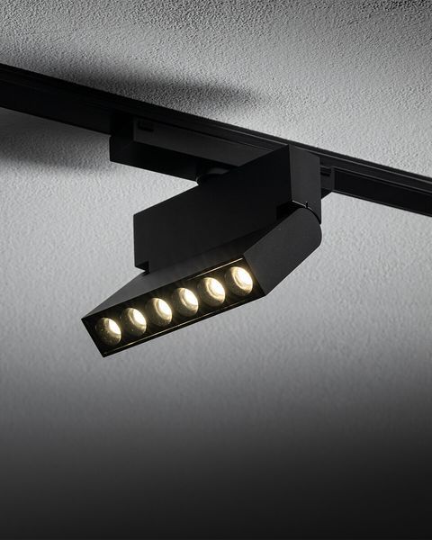 Магнитный трековый светильник Nowodvorski 11337 UT-LVM Focus Out LED 1x6W 4000K 500Lm IP20 черный 11337 фото