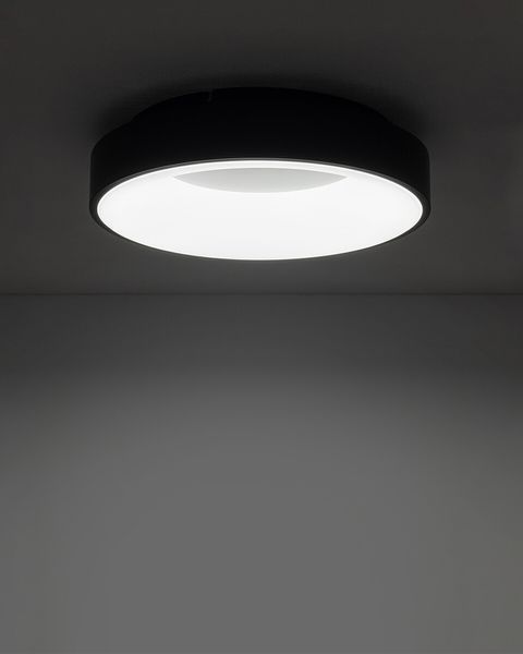 Потолочный светильник Nowodvorski 11210 Nikki Round LED 1x32W 4000K 2700Lm IP20 черный 11210 фото