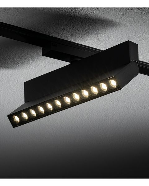 Магнитный трековый светильник Nowodvorski 11338 UT-LVM Focus Out LED 1x12W 4000K 1000Lm IP20 черный 11338 фото
