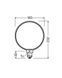 Світлодіодна лампочка Osram 4058075846043 Vintage LED E27 DIM 1x4W 1800K 220Lm IP20 4058075846043 фото 5