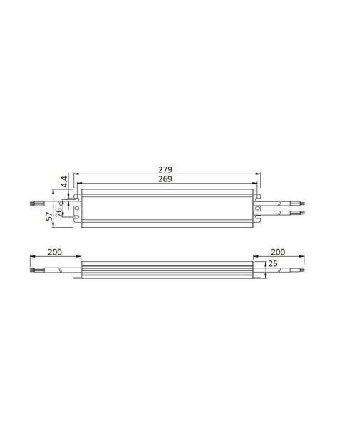 Джерело живлення Jinbo JLV-24150KA-L IP67 24V 150W білий 16409 фото