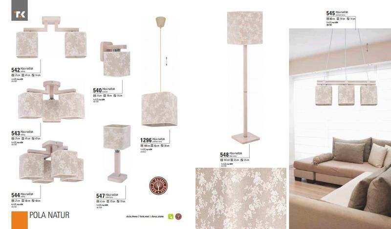 Люстра TK Lighting 543 POLA NATUR 543 фото