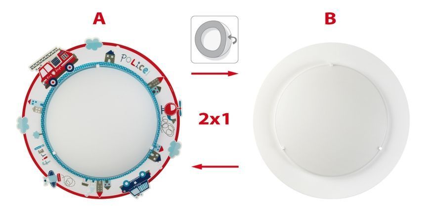 Светильник Dalber Ceiling lamp Police 60616 60616 фото