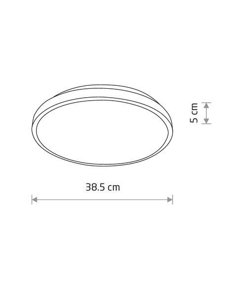 Потолочный светильник Nowodvorski 10972 Agnes Round LED Pro 1x22W 4000K 1800Lm IP44 черный 10972 фото