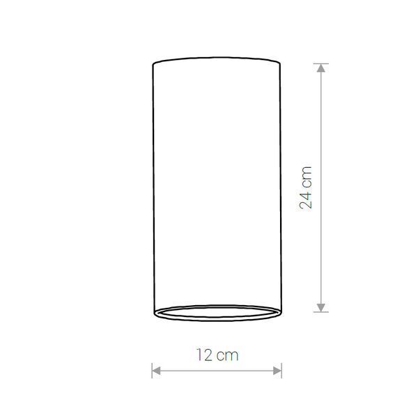 Абажур для систем освещения Nowodvorski Cameleon Barrel Thin S 8422 8422 фото