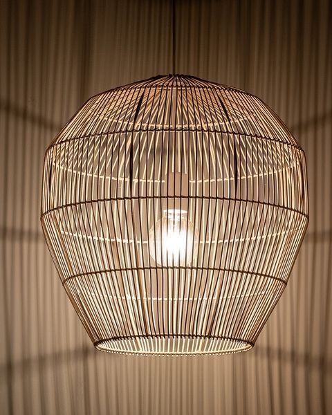 Підвісний світильник, люстра Nowodvorski 11164 Haiti M E27 1x25W IP20 бежевий 11164 фото