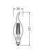 Світлодіодна лампочка Osram 4099854468810 LED E14 BA22 1x3.4W 4000K 470Lm IP20 4099854468810 фото 4