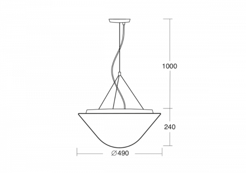 Підвісний світильник Osmont 61174 DRACO T5 фото 2